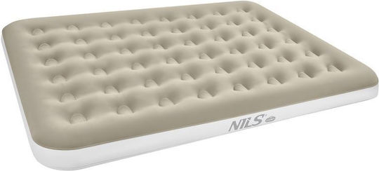 Nils Φουσκωτό Στρώμα Ύπνου Διπλό 203x152x22εκ. Μπεζ