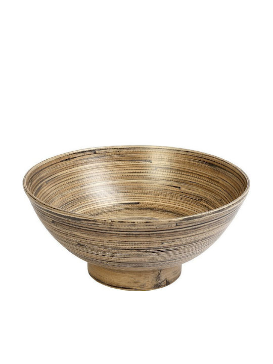 Espiel Bali Σαλατιέρα Ξύλινη Καφέ 30x13x13cm SP-