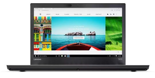 Lenovo Thinkpad T470 Recondiționat Grad A 14" (Core i5-6200U/8GB/256GB SSD/W10 Home)
