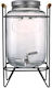 Yuk Glass Vase Beverage Dispenser with Spigot 4lt
