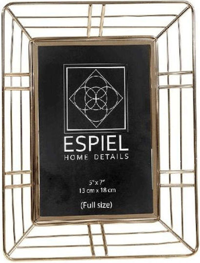 Espiel Κορνίζα Μεταλλική με Χρυσό Πλαίσιο