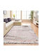 SpitiBazaar Τσοκμέ Teppich Rechteckig Synthetisch,Polyester/Cotton/Leather Beige Reddish Brown