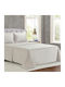 Bed Sheets Set 4 300tc Lt Beige + 2 Pillowcases 52x75 245x270cm Liolios Home 2595 Monaco