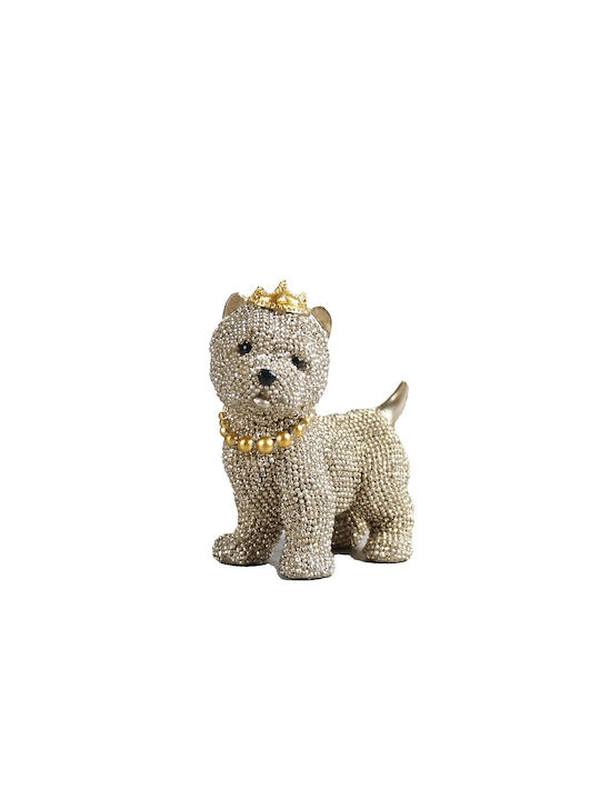 Espiel Dekorativ Hund aus Polyresin 10x6x11.2cm 1Stück