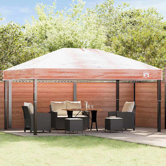 vidaXL Transparent Gazebo Cover with PVC Coating 3x4m
