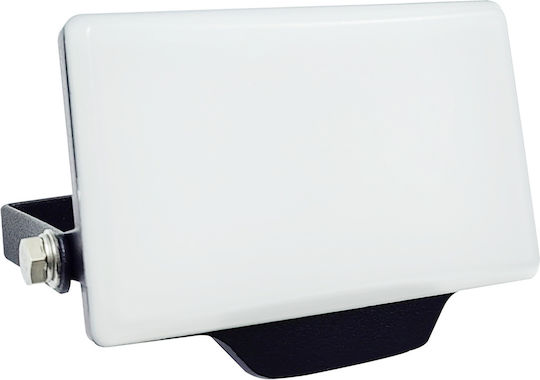 Orno Στεγανός Προβολέας LED 10W Φυσικό Λευκό 4000K IP65