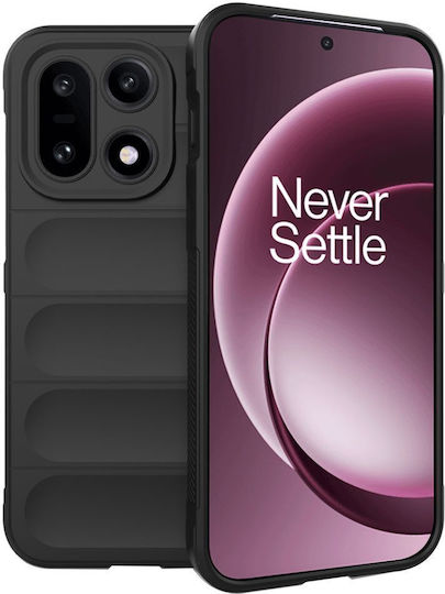 Techsuit Magic Umschlag Rückseite Silikon Schwarz (OnePlus 15)