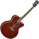 Yamaha Semi-Akustik Gitarre Cpx-600 Ausschnitt Spruce