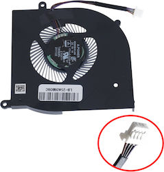Ανεμιστηράκι Laptop Cpu Cooling Fan Msi Creator Z17 Ms-17n1 Hx Studio A12ukst A12umst A12uet A12ugst A12uhst A12uht Bs5205hs-u5a 17n1-c-ccw-4p 4pin Κωδ.81631