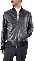 Maffei Leather Jacket Black