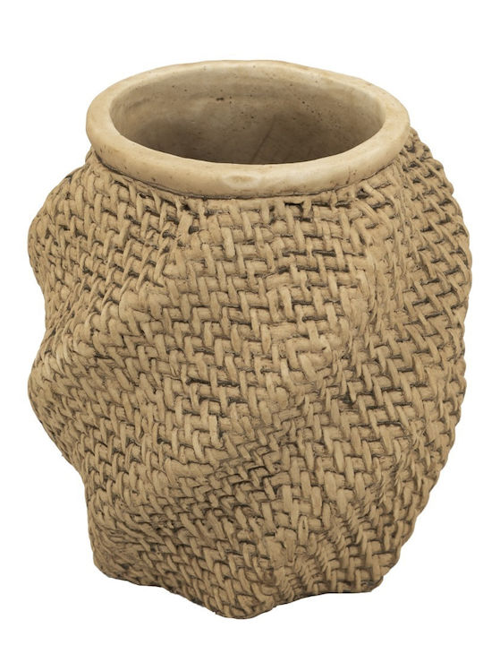 Artekko Cement Κασπώ Τσιμεντένιο Καφέ 21x21x22εκ.