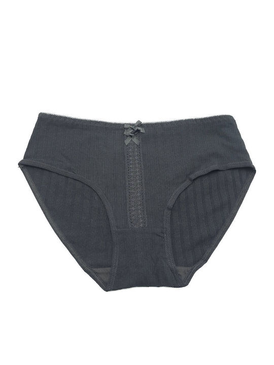 Hana Cotton Women's Briefs Black