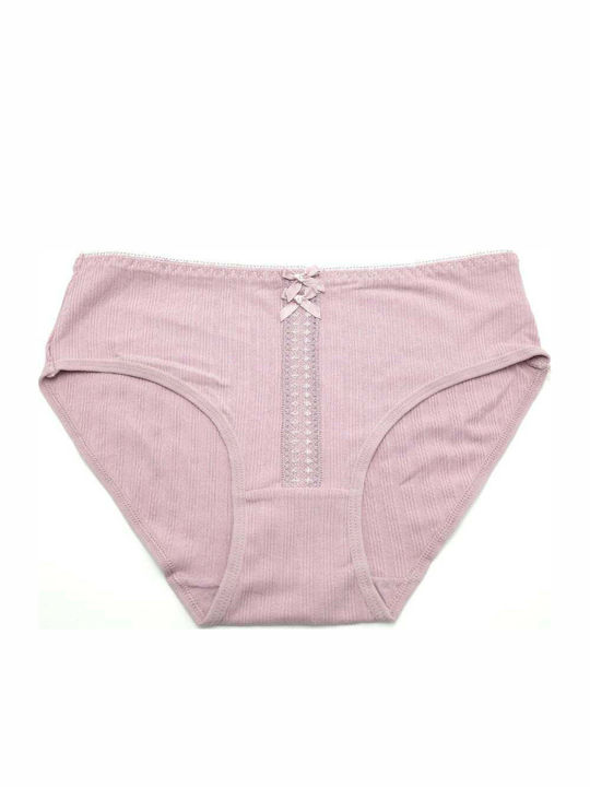 Hana Cotton Women's Briefs Purple