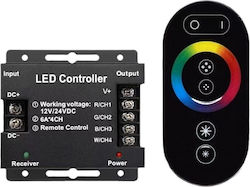 Vencore 6613-10009 Rgbw Controller 12-24v 216-432w Rf Remote Ασύρματο Controller Rgbw Rf Χειριστήριο 12 Volt 216 Watt & 24 Volt 432 Watt Μέγιστο Φορτίο 6613-10009