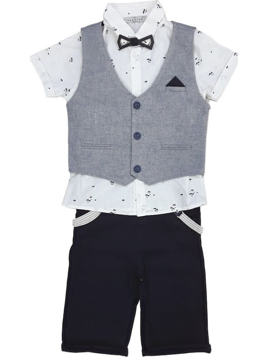 Costum pentru copii Vară 4buc Grey