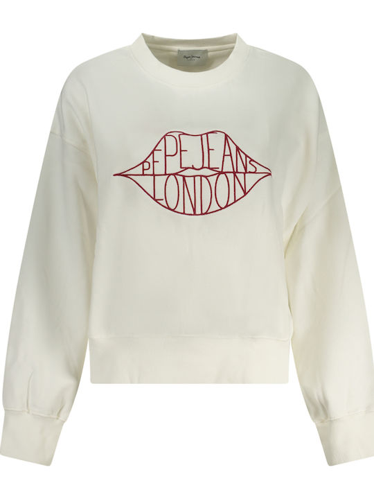 Pepe Jeans Γυναικείο Φούτερ White