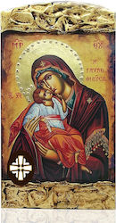 Panagia Glykofilousa Mount Athos 15x27 Panagia Glykofilousa Mount Athos 15x27