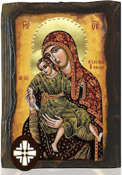 Panagia Eleousa Kykkou Sfântă Muntele Athos 30x40 Panagia Eleousa Kykkou Sfântă Muntele Athos 30x40