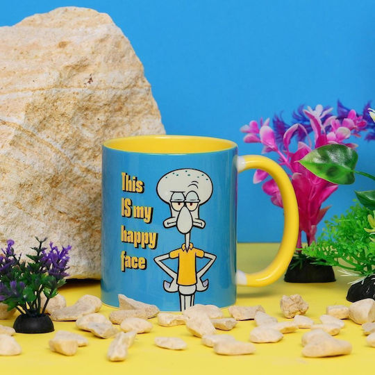 Spongebob Mein Glückliches Gesicht Innere Farbige Tasse 330ml