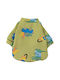 Denik Pets Surf Κροκόδειλος Sweatshirt Hund in Grün Farbe S 26cm.