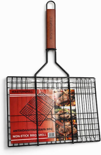 Master Grill & Party Μεταλλική Σχάρα Ψησίματος Αντικολλητική 40x30εκ.