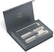 Parker Stiftset Jotter Cr Duo St.steel Ct Βρ-μρ # 1171.9026.08
