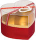 Herz Box für Geschenke Rot 13x12x15cm.