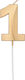 Birthday Candle Glamour Number 1 Gold Metallic