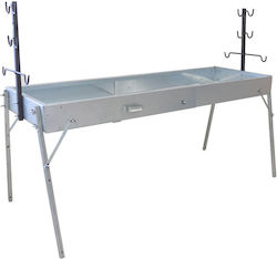 Galvanized Charcoal Grill for Lamb Galvanized Charcoal Grill for Lamb