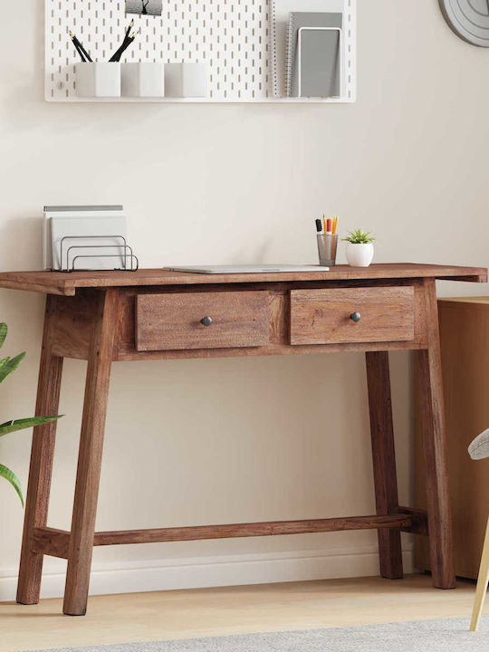 Schreibtisch aus Massivholz Coffee 110x30x79cm