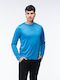 Sportliches Kurzarm T-Shirt Blau