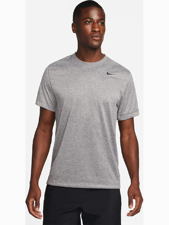 Nike Dri-Fit Αθλητικό T-shirt Γκρι
