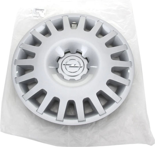 Opel Car Hubcap Set 15" 1pc Silver