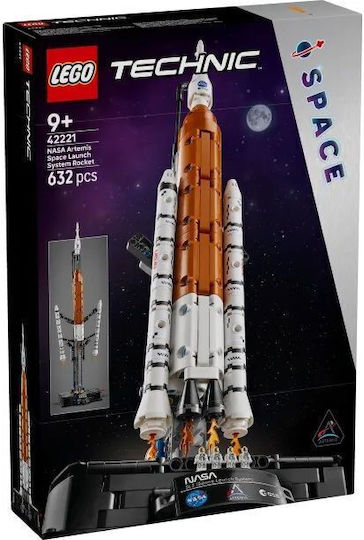 LEGO Technic NASA Artemis Ракета Space Launch System за 9+ Години 632 Бройки