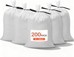 Vevor Trash Bags Reinforced by the Kilo for Rubble 66x40cm 200pcs Beige
