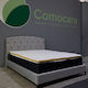 Como felt & wadding producers Mattress Topper Double Foam with Removable Cover 140x190x4cm