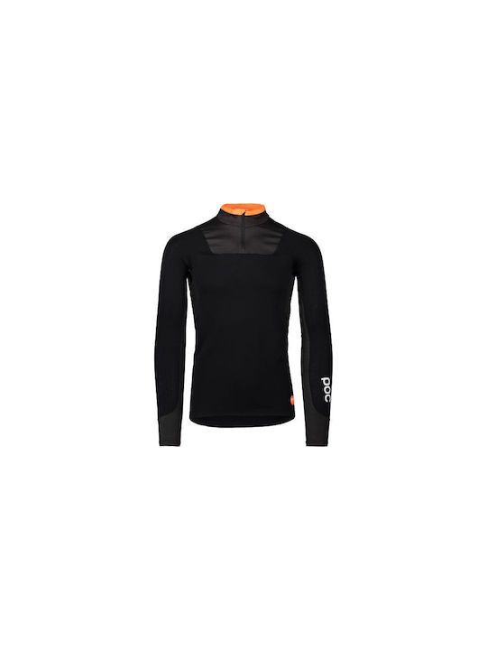 Poc Lange Ärmel Radtrikot Schwarz