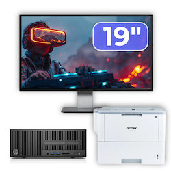 HP 280 G2 SFF + Οθόνη 19" & Εκτυπωτής Brother HL-L6300DW Refurbished Grade A (Pentium Dual Core-G4400/8GB/500GB) HP 280 G2 SFF + Οθόνη 19" & Εκτυπωτής Brother HL-L6300DW Refurbished Grade A (Pentium Dual Core-G4400/8GB/500GB)