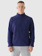 Men's Fleece Cardigan Purple