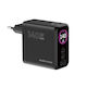 Mobile Origin Φορτιστής GaN με Θύρα USB-A και 2 Θύρες USB-C 140W Power Delivery Μαύρος (PW21)