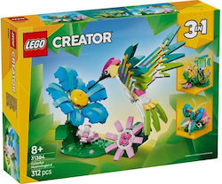 LEGO Creator 3 în 1 Animale Sălbatice Colibri Colorată pentru 8+ Ani 312 Bucăți LEGO Creator 3 în 1 Animale Sălbatice Colibri Colorată pentru 8+ Ani 312 Bucăți