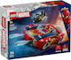 LEGO Marvel Spider-Man Кола срещу Venomized Wolverine за 7+ Години 134 Бройки