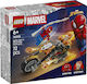 LEGO Marvel Spider-Man vs Ghost Rider Motorcycle for Ages 6+ 72 Pieces