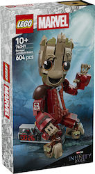 LEGO Marvel Ravager Jumpsuit Groot за 10+ Години 604 Бройки