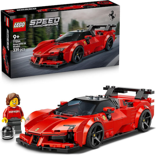 LEGO Speed Champions Ferrari SF90 XX Stradale Спортен Автомобил за 9+ Години 339 Бройки