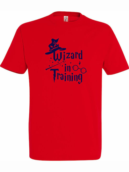 Unisex T-shirt Wizard In Training Harry Potter Red