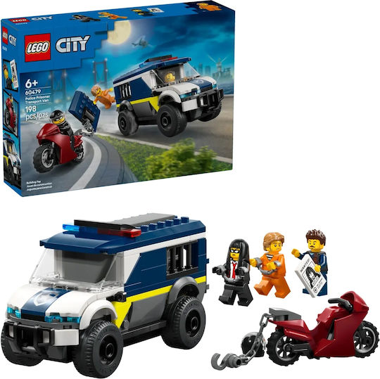 LEGO City Police Prisoner Transport Van for Ages 6+ 198 Pieces