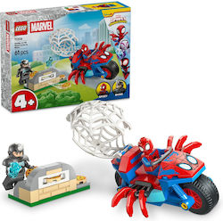 LEGO Spider-Man Spidey on his Motorcycle vs. Rhino για 4+ Ετών 61τμχ