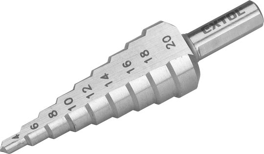 Extol Burghiu Conic HSS pentru Metal και Lemn 0-75mm