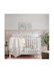 Kotonia Home Baby Sheets Set Crib Cotton Fitted White 60x120cm